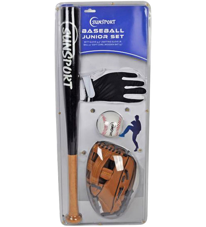 Bex Sport BaseBallsæt - SunSport - 4 Dele