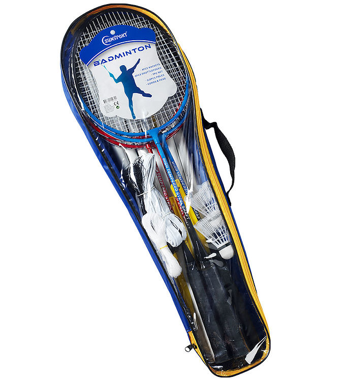 Bex Sport Badmintonsæt - Sunsport - 4 Rackets Complete Set