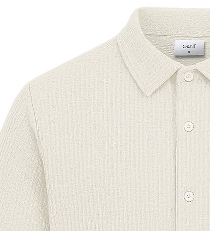 Grunt Skjorte - Vaflet - GRAlfred - Off White Grunt Skjorte - Vaflet - GRAlfred - Off White