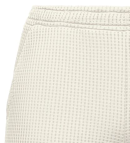 Grunt Stuttbuxur - Vöfflu munstur - GrAli - Off White