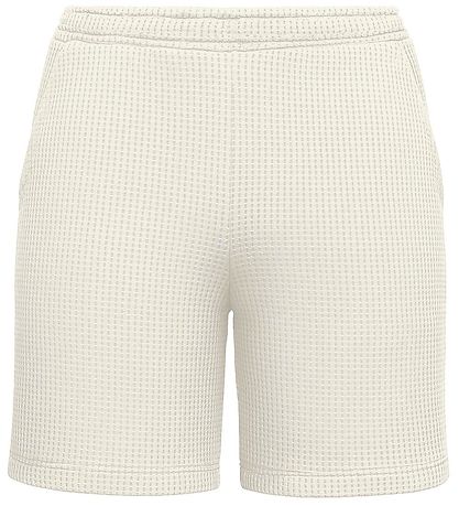 Grunt Stuttbuxur - Vöfflu munstur - GrAli - Off White