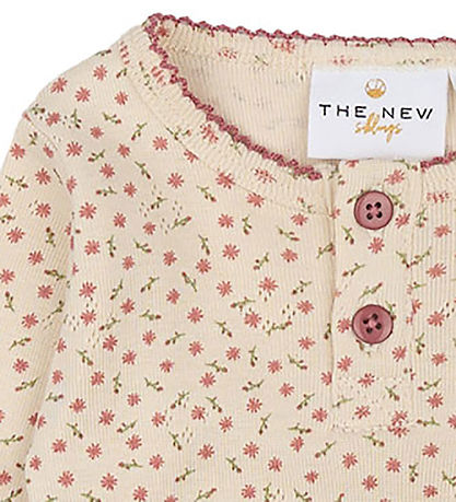 The New Pointelle Body l/æ - TnsbOdette - AOP - White Swan The New Pointelle Body l/æ - TnsbOdette - AOP - White Swan