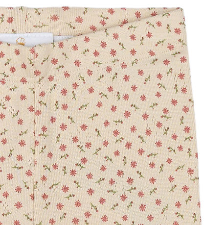 The New Pointelle Leggings - TnsbOdette - AOP - White Swan The New Pointelle Leggings - TnsbOdette - AOP - White Swan