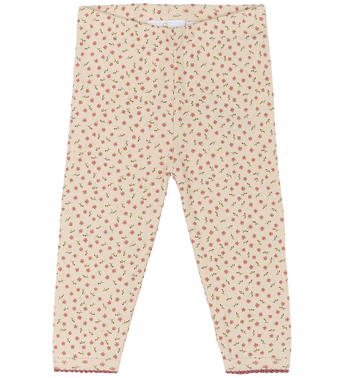 The New Pointelle Leggings - TnsbOdette - AOP - White Swan