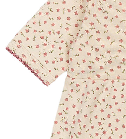 The New Pointelle Kjolebody k/æ - TnsbOdette - AOP - White Swan