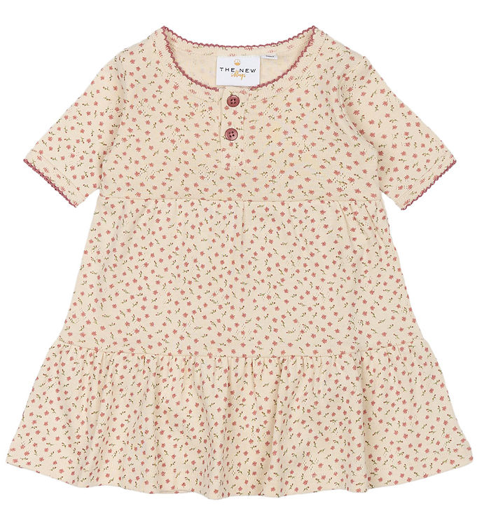 The New Pointelle Kjolebody k/æ - TnsbOdette - AOP - White Swan