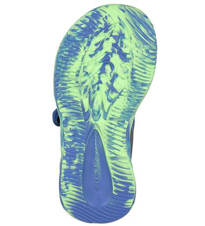 Skechers Sandaler m. Lys - Lights Sola - Sort/Blå Skechers Sandaler m. Lys - Lights Sola - Sort/Blå