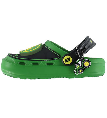 Skechers Sandaler m. Lys - John Deere - Sort/Grøn Skechers Sandaler m. Lys - John Deere - Sort/Grøn