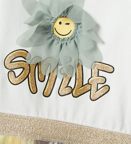 Name It Kjole - Tyl - NmfArnina - Bright White