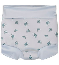 Lil' Atelier Swim Diaper - NbmFero - Vapor Blue w. Sea Animals Lil' Atelier Swim Diaper - NbmFero - Vapor Blue w. Sea Animals