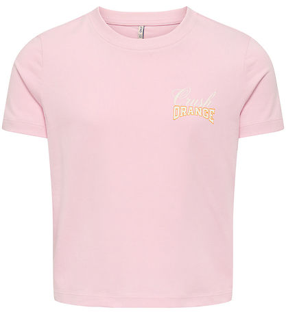 Kids Only T-shirt - KogAnnbell Sun Life - Roseate Spoonbi/Orange Kids Only T-shirt - KogAnnbell Sun Life - Roseate Spoonbi/Orange