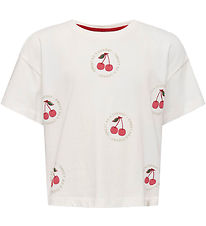 Kids Only T-shirt - KogCharlotte Life - Cloud Dancer/Fruit Kids Only T-shirt - KogCharlotte Life - Cloud Dancer/Fruit