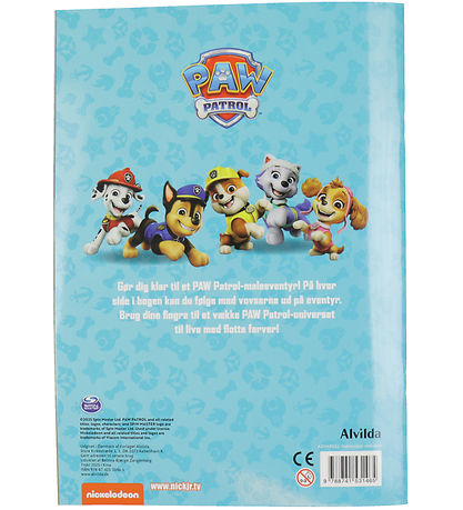 Alvida Bog - Fingermalebog m. Paw Patrol - Dansk Alvida Bog - Fingermalebog m. Paw Patrol - Dansk