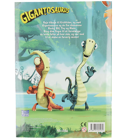 Alvilda Bog - Fingermalebog m. Gigantosaurus - Dansk Alvilda Bog - Fingermalebog m. Gigantosaurus - Dansk