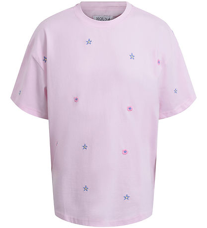 Hound T-shirt - Light pink m. Blomster Hound T-shirt - Light pink m. Blomster