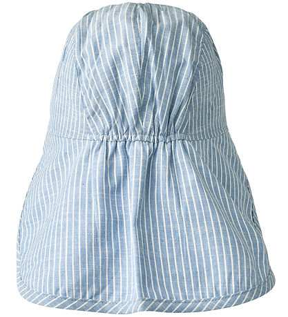 Wheat Legionnaire Hat - Albert - Blue Stripe