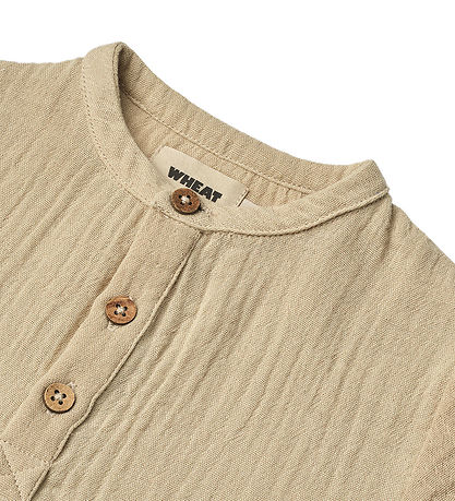 Wheat Skjorte - Musselin - Svend - Soft Sand
