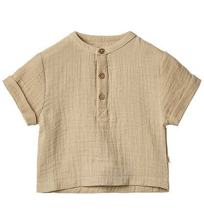 Wheat Skjorte - Musselin - Svend - Soft Sand