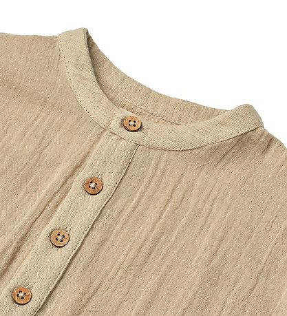 Wheat Skjorte - Musselin - Svend - Soft Sand