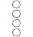 Name It Hårelastikker - NkfAcc - 4-pak - Aqua Gray m. Glitter Name It Hårelastikker - NkfAcc - 4-pak - Aqua Gray m. Glitter