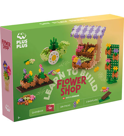 Plus-Plus Learn To Build - 600 stk. - Flower Plus-Plus Learn To Build - 600 stk. - Flower