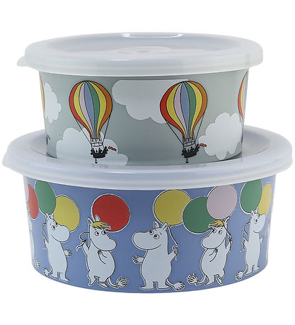 Rätt Start Snackbokse - 2-pak - Mumi - 450/250 ml - Festligheder Rätt Start Snackbokse - 2-pak - Mumi - 450/250 ml - Festligheder