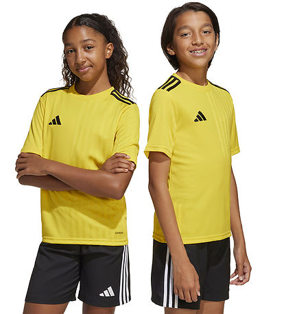 adidas Performance T-Shirt - CAMPEON25 JSY Y - TMYELL/BLACK