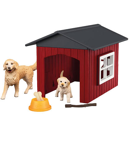 Schleich Farm World - Hundekennel m. 2 Golden Retrievers - 42722
