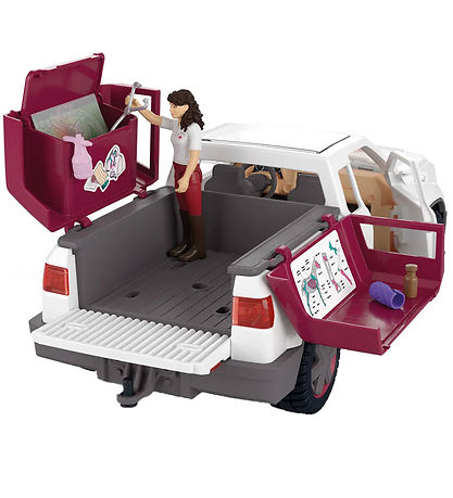Schleich Horse Club - Mobil Dyrelæge m. Trailer - 42704 - 90 Del