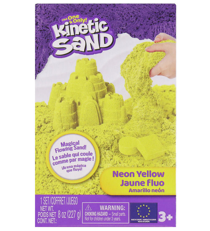 Kinetic Sand Strandsand - 227 gram - Neon Yellow