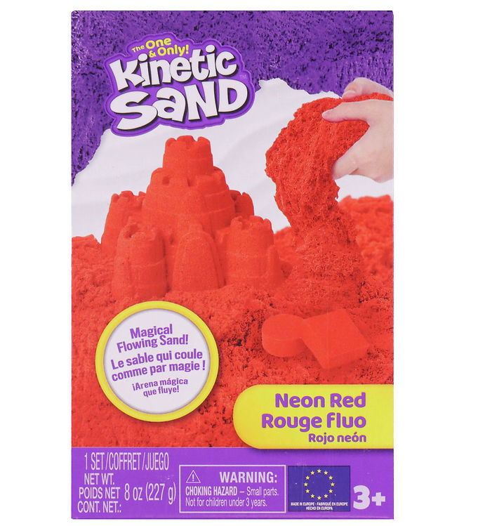 Kinetic Sand Strandsand - 227 gram - Neon Red