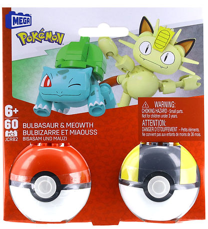 MEGA Pokémon - 60 Dele - Bulbasaur & Meowth