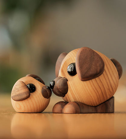 FableWood Pick-Me-Up Hund - Molly - 5 cm - Natur