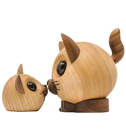 Fablewood Pick-Me-Up Cat - Felix - 9 cm - Natural