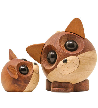 FableWood Pick-Me-Up Ræv - Rita - 5,5 cm - Natur