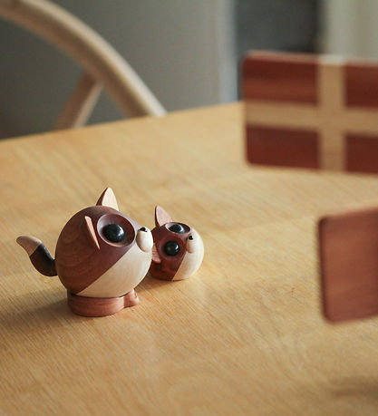 FableWood Pick-Me-Up Ræv - Rita - 5,5 cm - Natur