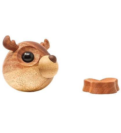 FableWood Pick-Me-Up Rensdyr - Rolf - 9 cm - Natur FableWood Pick-Me-Up Rensdyr - Rolf - 9 cm - Natur
