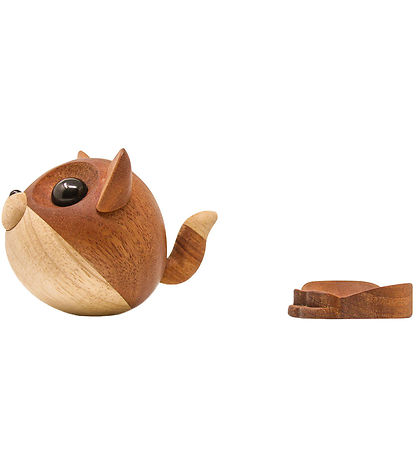 FableWood Pick-Me-Up Ræv - Mikkel - 9 cm - Natur