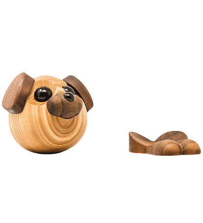 FableWood Pick-Me-Up Hund - Buddy - 8 cm - Natur