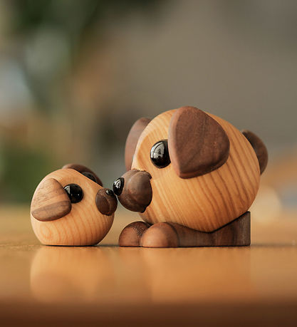 FableWood Pick-Me-Up Hund - Buddy - 8 cm - Natur