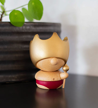 FableWood H.C. Andersen - Kejserens Nye Klæder - 8 cm - Natur/Gu