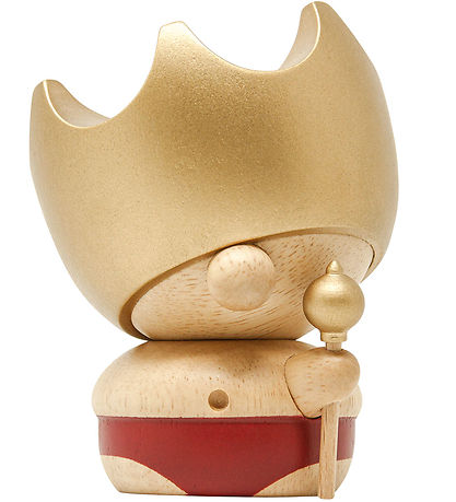 FableWood H.C. Andersen - Kejserens Nye Klæder - 8 cm - Natur/Gu