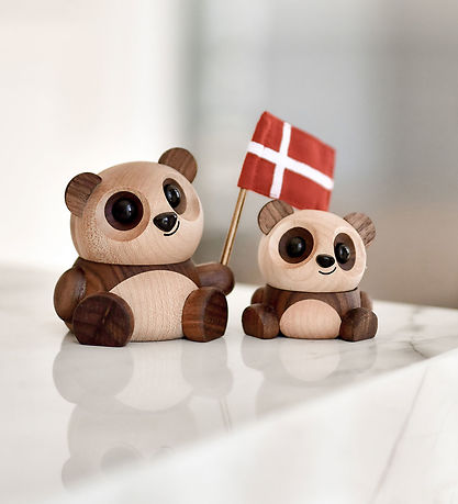 FableWood Panda - Pom Pom - 6 cm - Natur FableWood Panda - Pom Pom - 6 cm - Natur