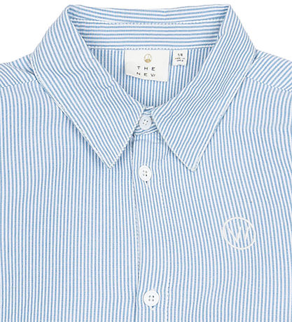 The New Skjorte - TNMichael - Bright White Striped The New Skjorte - TNMichael - Bright White Striped