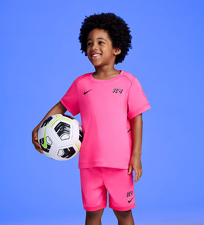 Nike Shortssæt - T-shirt/Shorts - Dri-Fit - Hyper Pink Nike Shortssæt - T-shirt/Shorts - Dri-Fit - Hyper Pink