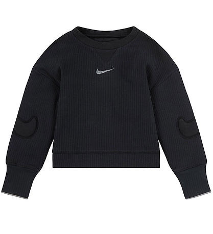 Nike Sæt - Bluse/Bukser - Sort m. Applikationer