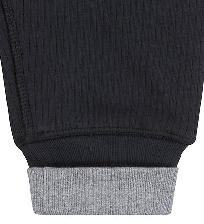 Nike Sæt - Bluse/Bukser - Sort m. Applikationer