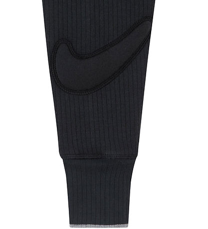 Nike Sæt - Bluse/Bukser - Sort m. Applikationer