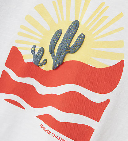 Name It T-shirt - NmmHaldur - Bright White m. Print Name It T-shirt - NmmHaldur - Bright White m. Print