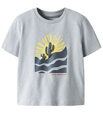 Name It T-shirt - Nmmhaldur - Pearl Blue m. Print Name It T-shirt - Nmmhaldur - Pearl Blue m. Print